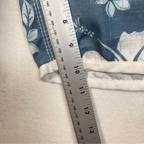 Honolua Surf Co Blue and White Tropical Floral Design Board Shorts Size 34 - Picture 12 of 12